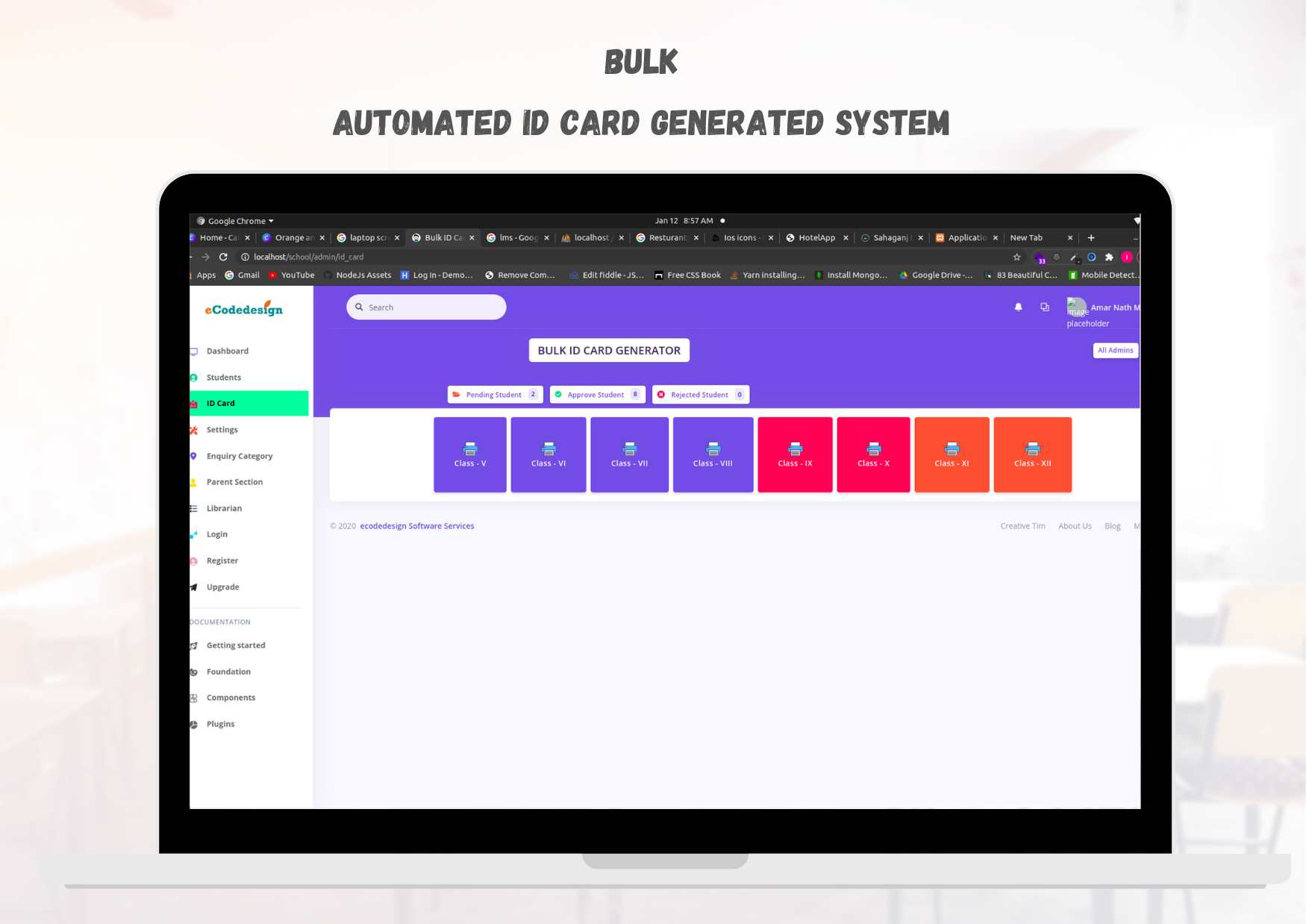 School Management Software - Ecode design