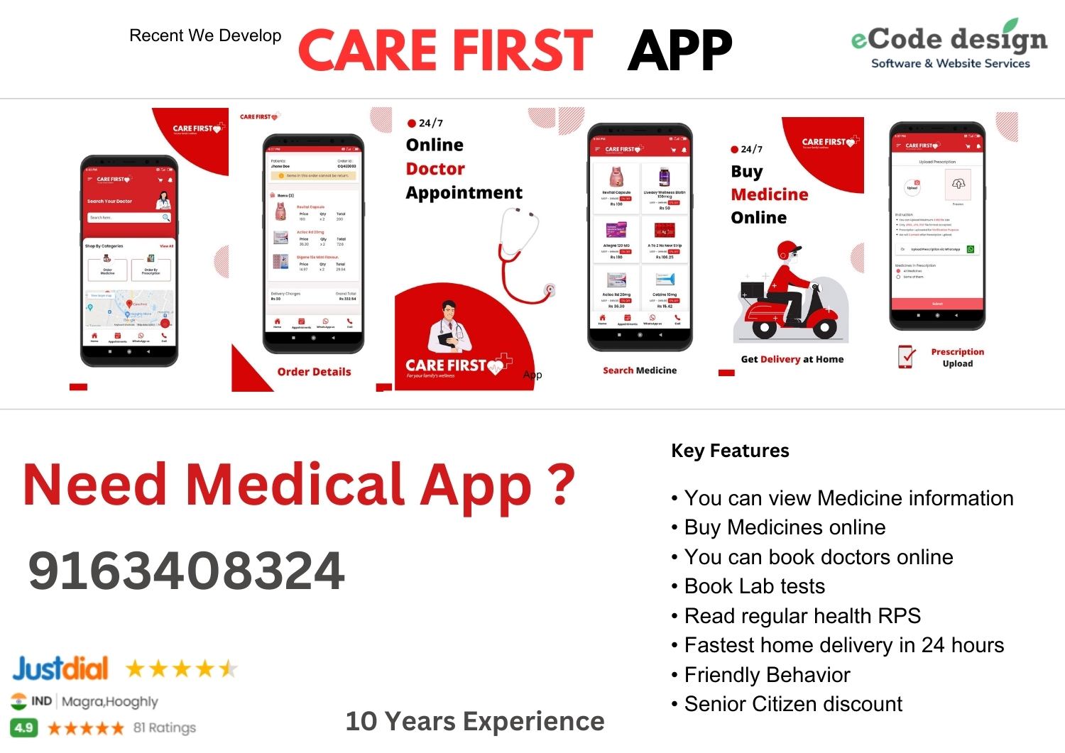 Best Healthcare App Development in Kolkata
